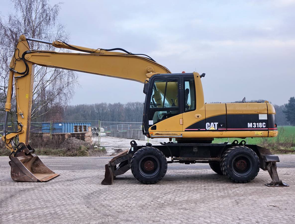 2005-Caterpillar-M318C-004 Pelle sur pneus Caterpillar M318C 2005 – 19,7T – Occasion – Image 1