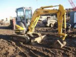 Mini-pelle d’occasion Kobelco SK35SR-5 (2009) – 3,7T – Moteur Yanmar 21,2 kW