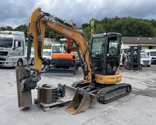 CASE CX 39B S2 (2014) – Mini Pelle d’occasion 3,9T – 3 100 h – 3 Godets