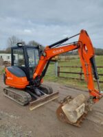 Kubota KX71-3 (2012) – Mini Pelle 2,5T – 2 534 h – 3 Godets – Excellent État – Image 4