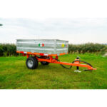 Remorque Basculante Boxer HT12 – Hydraulique, 150×90 cm, Côtés Rabattables