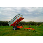 Remorque Basculante Boxer HT12 – Hydraulique, 150×90 cm, Côtés Rabattables – Image 9