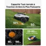 Robot-tondeuse YUKA Mini 500 – pour pelouses jusqu’à 500 m² – Image 3